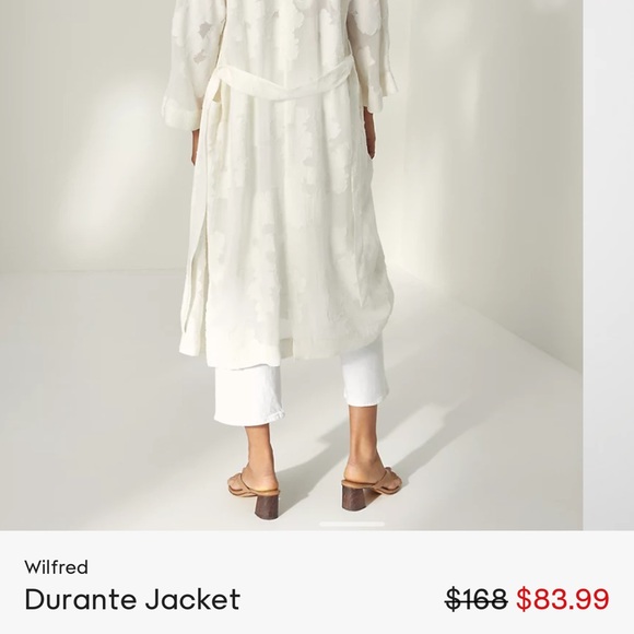 NEW Aritzia Wilfred Durante Jacket Robe in PINK - Picture 9 of 9